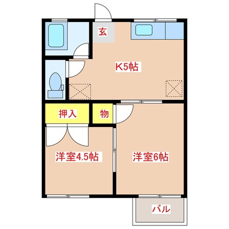 キリンガドーの物件間取画像